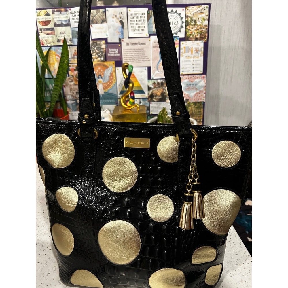 Patent Leather Vintage Brahmin Bag